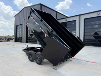 New 2026 PJ 72"x12' BP Tandem Axle Dump w/ 48" Sides – D3