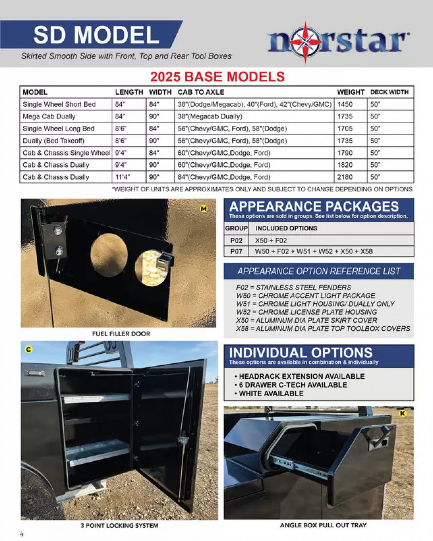 New 2026 Norstar SD0869056 Truck Bed
