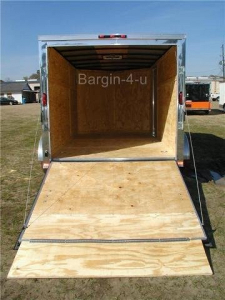New 2026 Brand New 6x12 Tandem Axle, V-Nosed Enclosed Motorcycle Trailer