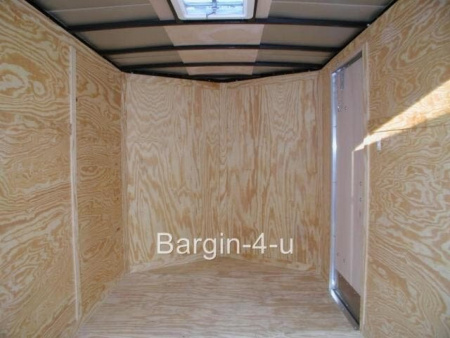 New 2026 NEW 6 X 12 Single Axle Motorcycle Trlr with Mag Wheels, D-Rings