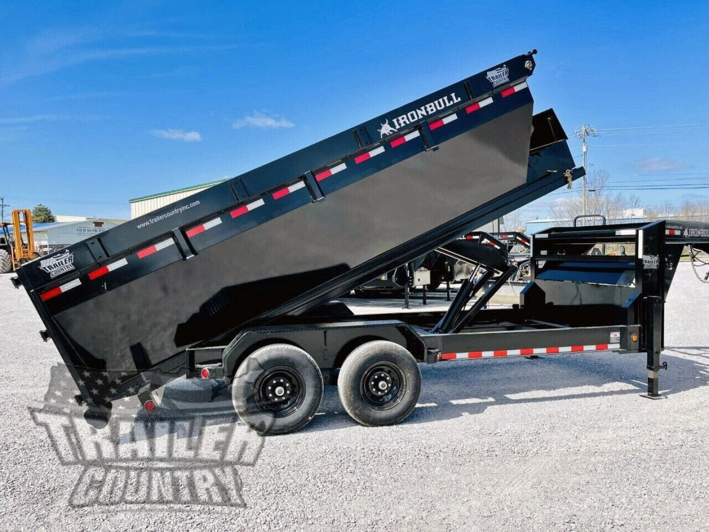 New 2026 New 83" x 16' , 14K Tandem Axle GN Roll-Off Dump Trailer w/ 1 = Stackable Dump Bin