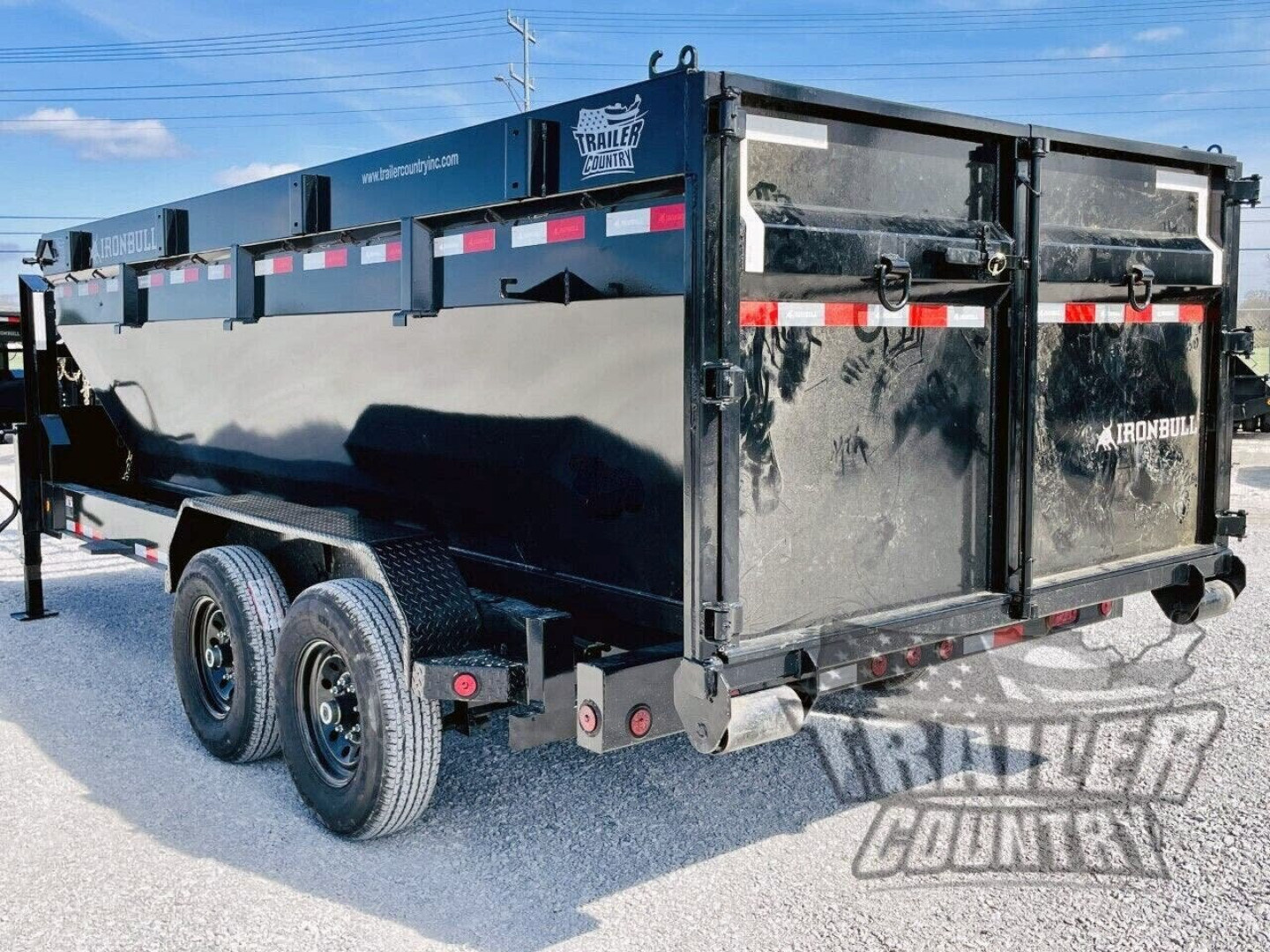 New 2026 New 83" x 16' , 14K Tandem Axle GN Roll-Off Dump Trailer w/ 1 = Stackable Dump Bin