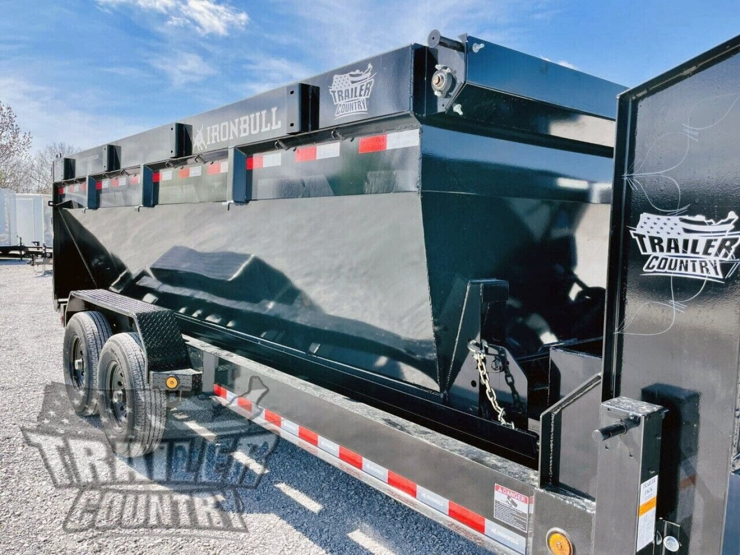 New 2026 New 83" x 16' , 14K Tandem Axle GN Roll-Off Dump Trailer w/ 1 = Stackable Dump Bin