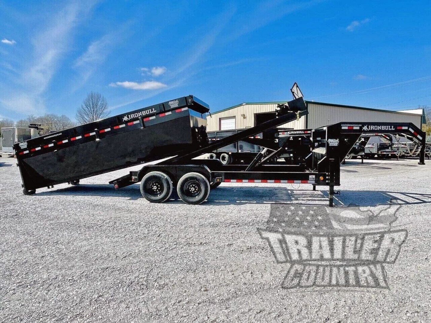 New 2026 New 83" x 16' , 14K Tandem Axle GN Roll-Off Dump Trailer w/ 1 = Stackable Dump Bin