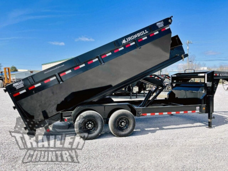 New 2026 New 83" x 16' , 14K Tandem Axle GN Roll-Off Dump Trailer w/ 1 = Stackable Dump Bin