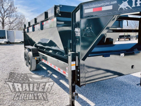 New 2026 New 83" x 16' , 14K Tandem Axle GN Roll-Off Dump Trailer w/ 1 = Stackable Dump Bin