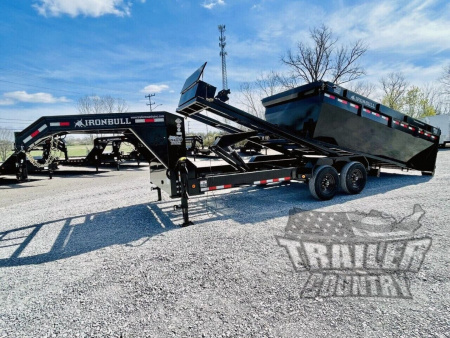 New 2026 New 83  x 16' , 14K Tandem Axle GN Roll-Off Dump Trailer w/ 1 = Stackable Dump Bin