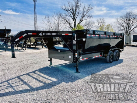 New 2026 New 83" x 16' , 14K Tandem Axle GN Roll-Off Dump Trailer w/ 1 = Stackable Dump Bin