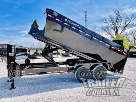 New 2026 New 83" x 16' , 14K Tandem Axle GN Roll-Off Dump Trailer w/ 1 = Stackable Dump Bin