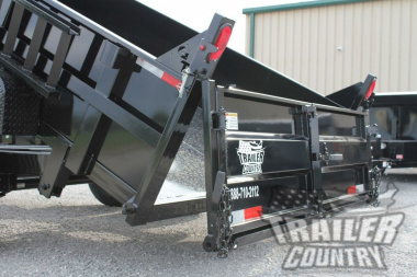 New Brand New 7' x 14' Bumper Pull Hydraulic Dump Trailer w/ 24" High Sides