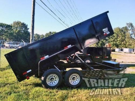 New 2026 Brand New Model 7'x14' Tandem Axle, Hydraulic Dump Trailer w/ 36' High Sides