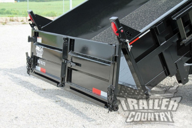New Brand New 7' x 14' Bumper Pull Hydraulic Dump Trailer w/ 24" High Sides