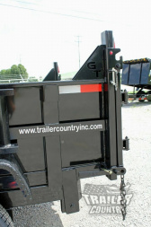 New NEW 6x12 Tandem Hydraulic Dump Trailer w/ Combo Spreader / Barn Gate, Ramps