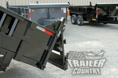 New Brand New 7' x 16' Bumper Pull Hydraulic Dump Trailer w/ 24" High Sides