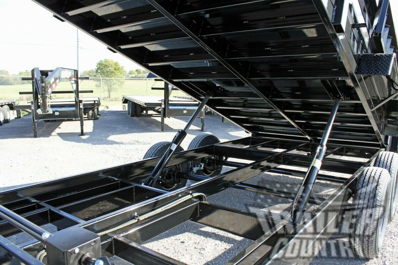 New NEW GN 7 x 16 Dual Cylinder Hydraulic Dump Trailer w/ Combo Spreader Gate