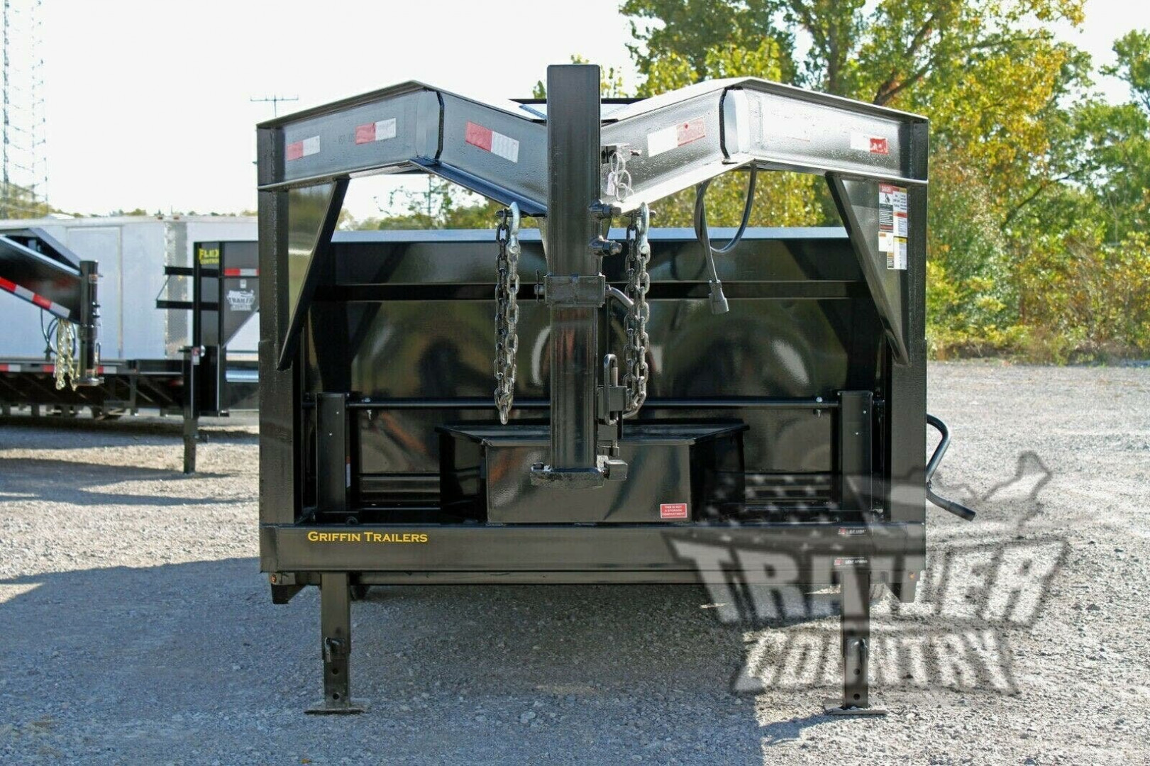 New NEW GN 7 x 16 Dual Cylinder Hydraulic Dump Trailer w/ Combo Spreader Gate
