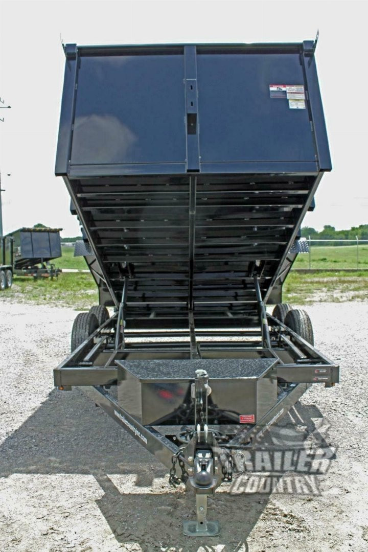 New Brand New 7' x 14'  Hydraulic Dump Trailer w/ 36" High Sides