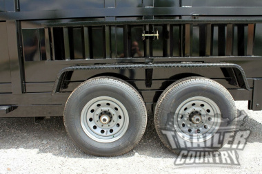 New Brand New 7' x 14'  Hydraulic Dump Trailer w/ 36" High Sides