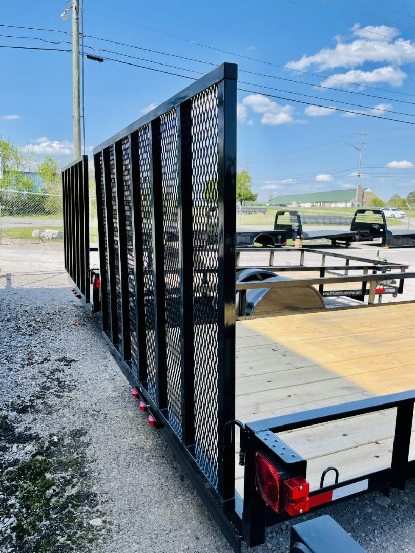 New Brand NEW 76" x 12' UTILITY TRAILER with Fold Down Ramp Gate, Single Axle