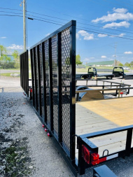 New Brand NEW 76" x 12' UTILITY TRAILER with Fold Down Ramp Gate, Single Axle