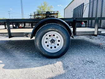 New Brand NEW 76" x 12' UTILITY TRAILER with Fold Down Ramp Gate, Single Axle