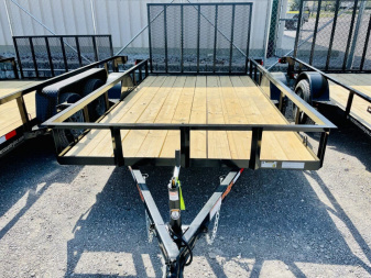 New Brand NEW 76" x 12' UTILITY TRAILER with Fold Down Ramp Gate, Single Axle