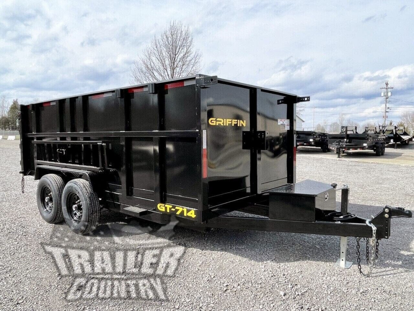 New NEW 7x14x48 Dual Cylinder Hydraulic Dump Trailer w/Spreader Gate