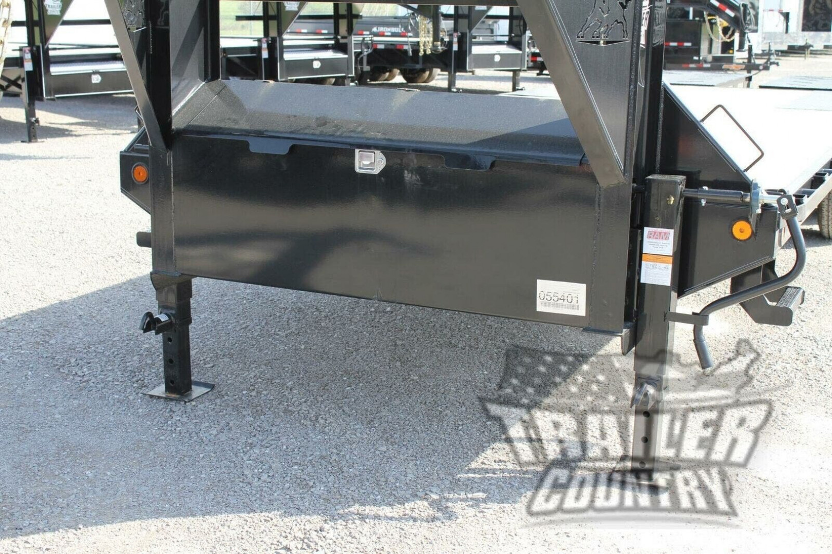 New 2026 New 8' x 30' (25' + 5') Heavy Duty 14K Tandem Axle Gooseneck Equipment Hauler Trailer w/ Rampage Ramps.