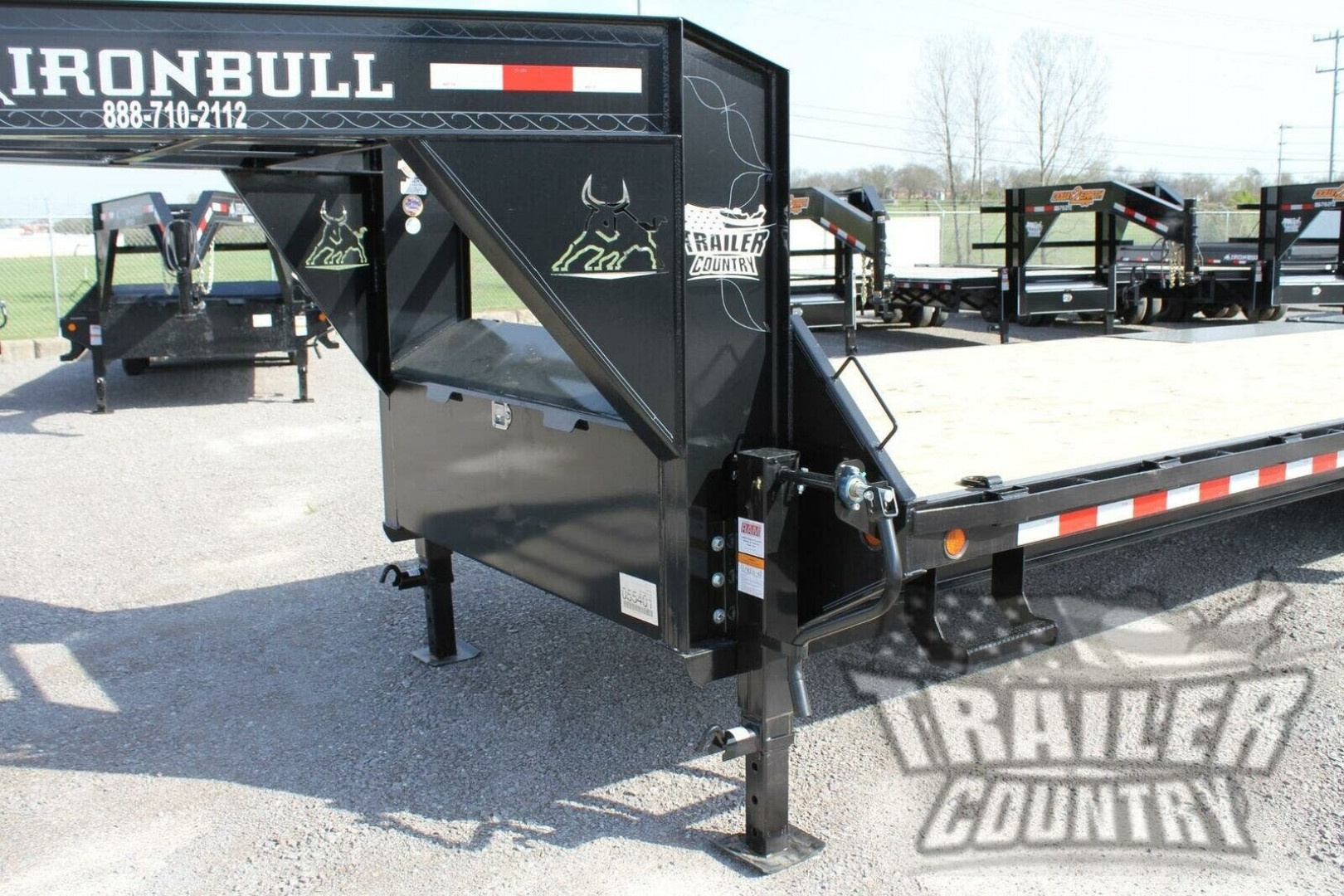 New 2026 New 8' x 30' (25' + 5') Heavy Duty 14K Tandem Axle Gooseneck Equipment Hauler Trailer w/ Rampage Ramps.