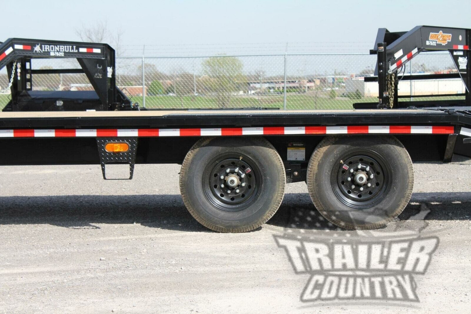 New 2026 New 8' x 30' (25' + 5') Heavy Duty 14K Tandem Axle Gooseneck Equipment Hauler Trailer w/ Rampage Ramps.