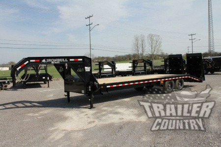 New 2026 New 8' x 30' (25' + 5') Heavy Duty 14K Tandem Axle Gooseneck Equipment Hauler Trailer w/ Rampage Ramps.