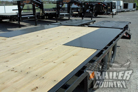 New 2026 New 8' x 30' (25' + 5') Heavy Duty 14K Tandem Axle Gooseneck Equipment Hauler Trailer w/ Rampage Ramps.
