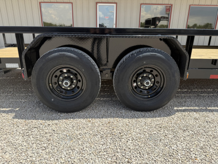 New 2026 PJ 83"x20' Gooseneck Angle Pipetop Trailer – P8