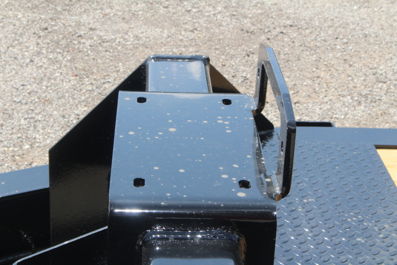 New 2025 Moritz 7' x 16' + 6' Low Pro - Hydraulic Power Tail - Equipment Trailer - 16000# GVW