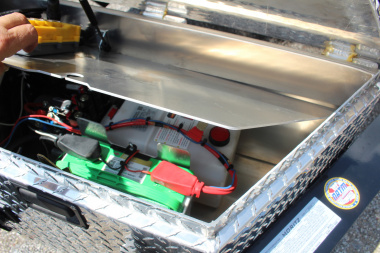 New 2025 Moritz 7' x 16' + 6' Low Pro - Hydraulic Power Tail - Equipment Trailer - 16000# GVW