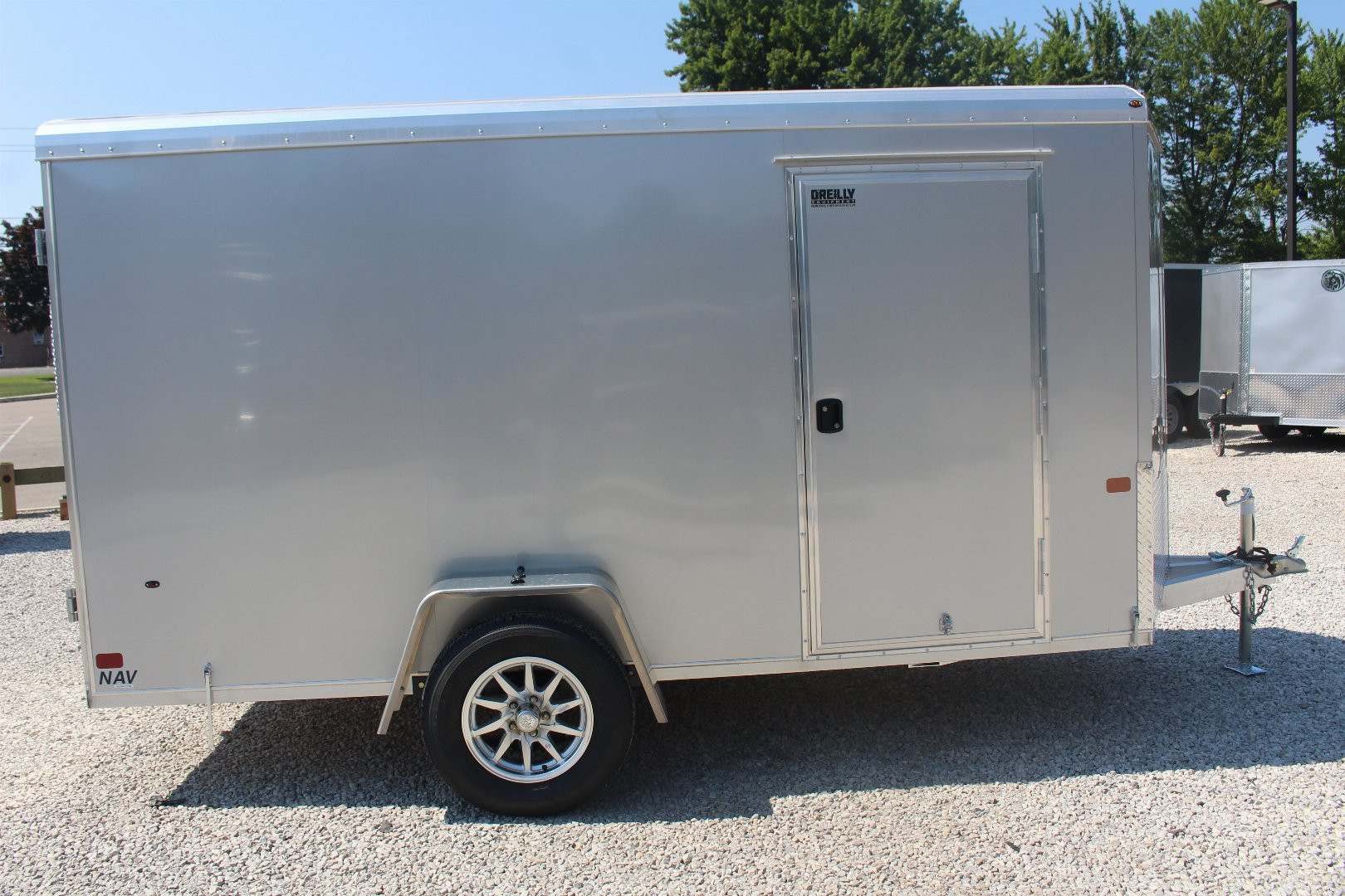 New 2025 NEO Trailers NAV 6' x 12' Aluminum Enclosed Cargo Trailer - Double Rear Door - 6' INTERIOR HEIGHT - 2990# GVW