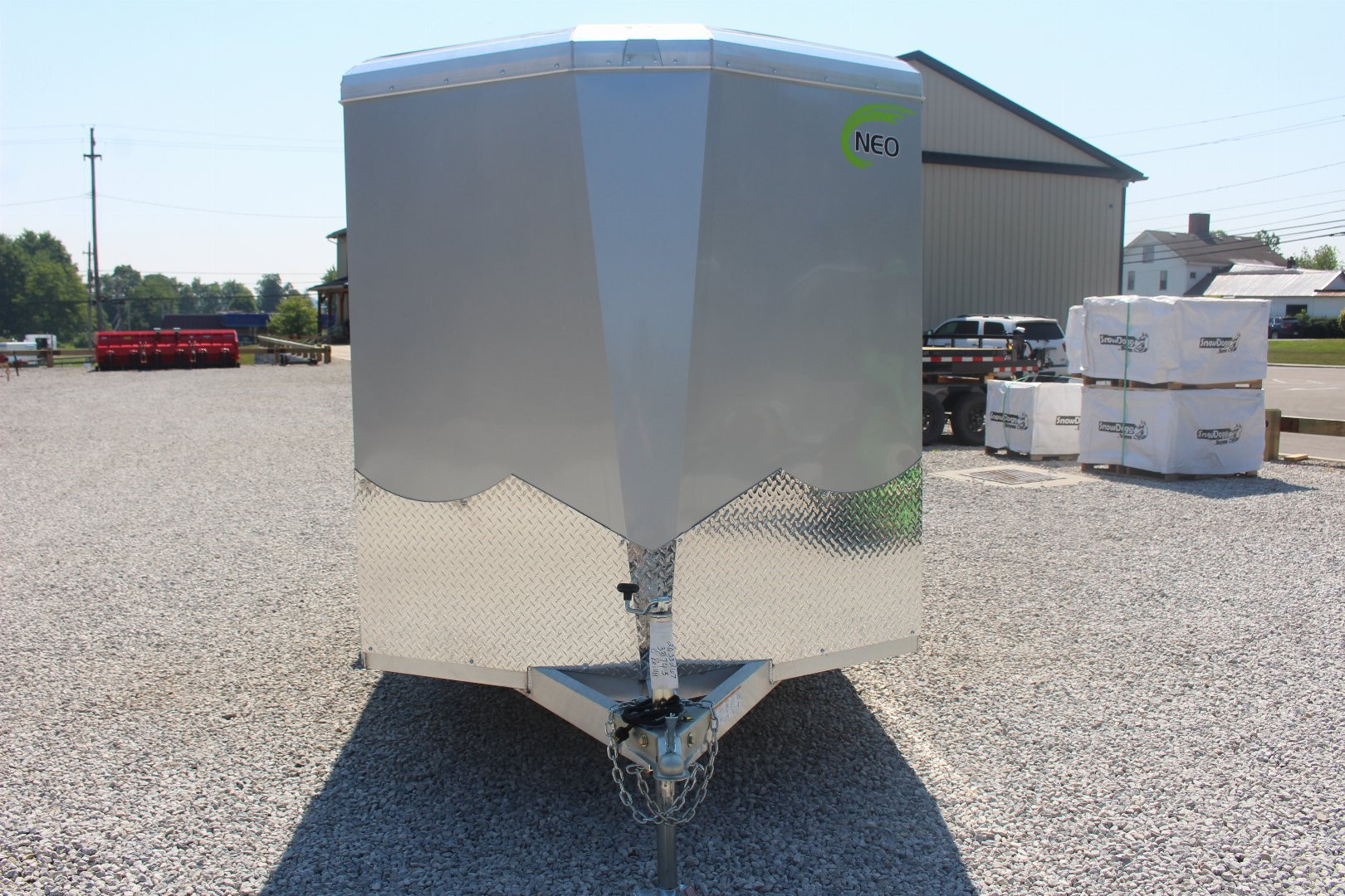 New 2025 NEO Trailers NAV 6' x 12' Aluminum Enclosed Cargo Trailer - Double Rear Door - 6' INTERIOR HEIGHT - 2990# GVW