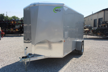 New 2025 NEO Trailers NAV 6' x 12' Aluminum Enclosed Cargo Trailer - Double Rear Door - 6' INTERIOR HEIGHT - 2990# GVW