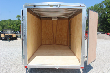 New 2025 NEO Trailers NAV 6' x 12' Aluminum Enclosed Cargo Trailer - Double Rear Door - 6' INTERIOR HEIGHT - 2990# GVW