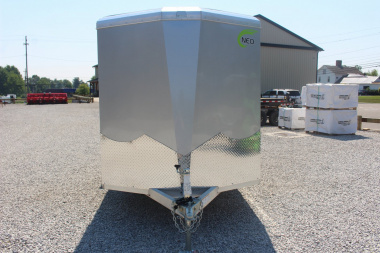 New 2025 NEO Trailers NAV 6' x 12' Aluminum Enclosed Cargo Trailer - Double Rear Door - 6' INTERIOR HEIGHT - 2990# GVW