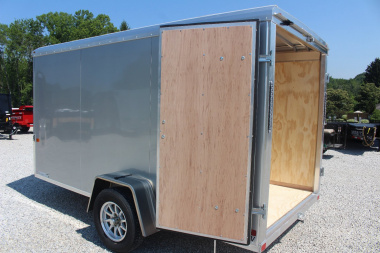 New 2025 NEO Trailers NAV 6' x 12' Aluminum Enclosed Cargo Trailer - Double Rear Door - 6' INTERIOR HEIGHT - 2990# GVW