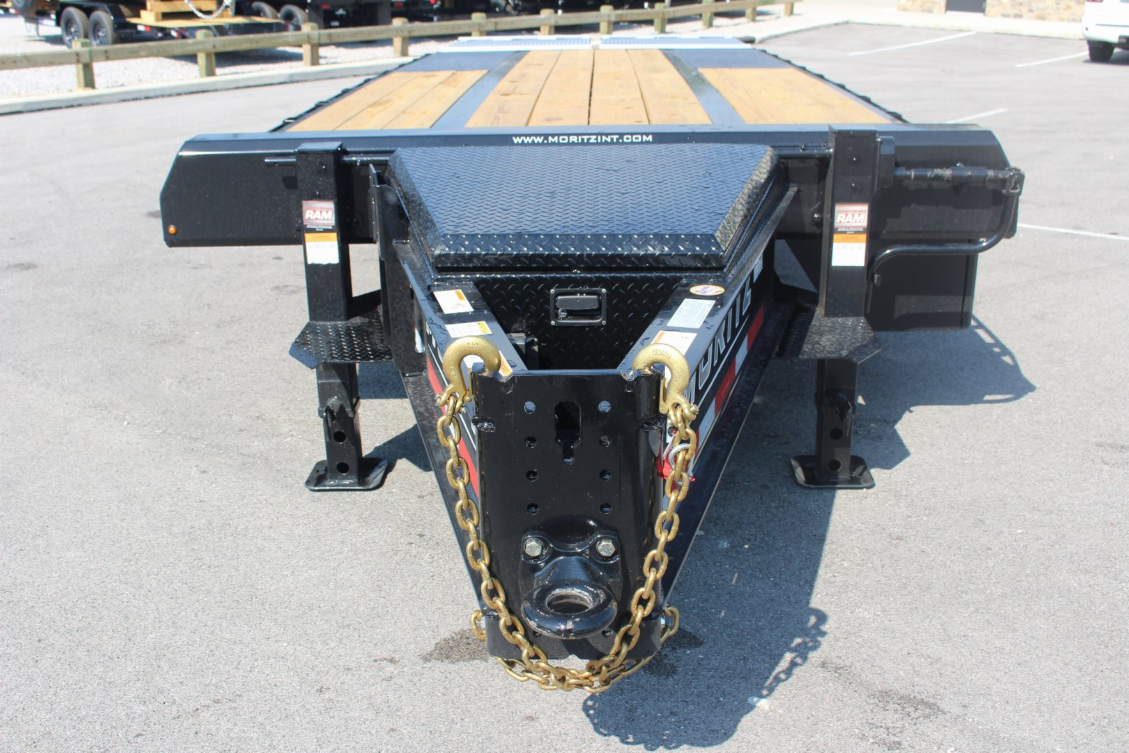 New 2025 Moritz FDPH DT 20' + 5' - Pintle Ring Deckover Equipment Trailer - 25900# GVW