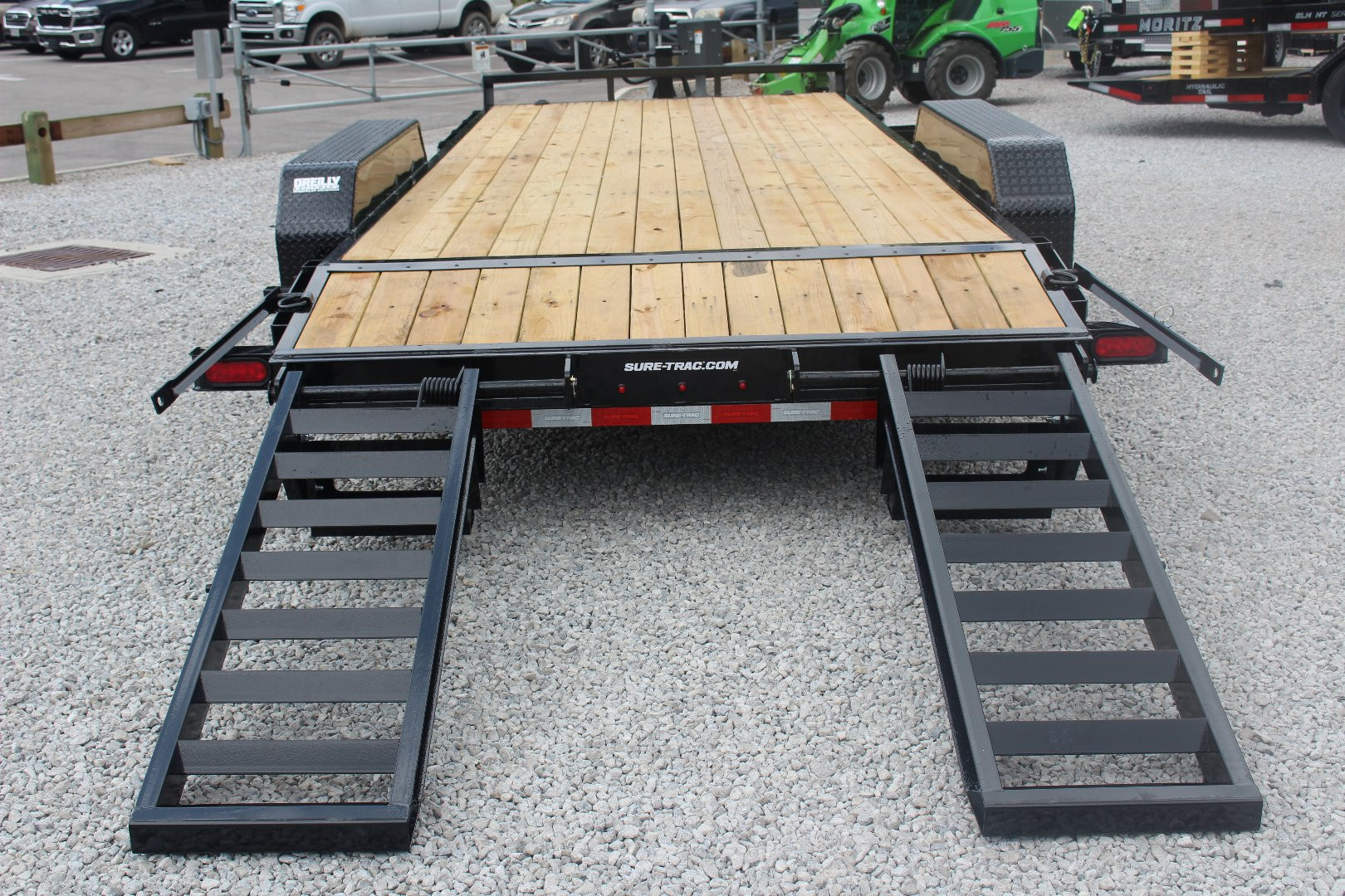 New 2025 Sure-Trac 82" x 18' Equipment Trailer - 14,000# GVW