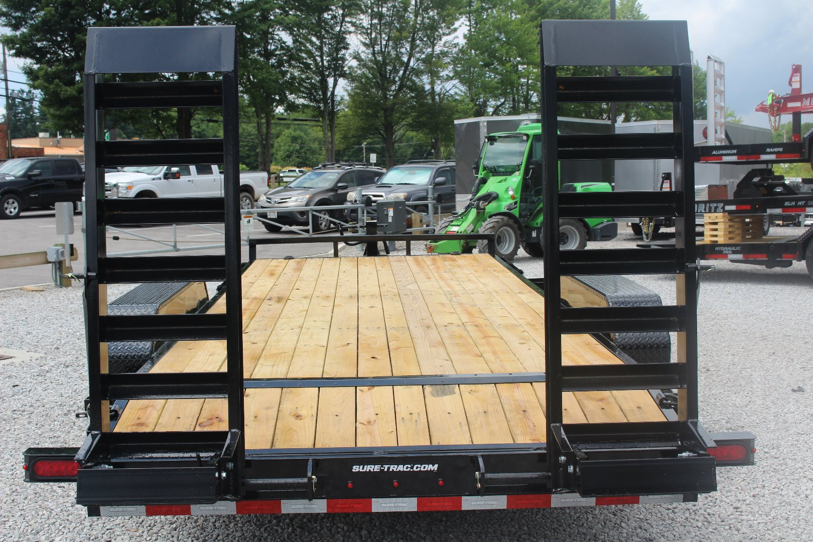 New 2025 Sure-Trac 82" x 18' Equipment Trailer - 14,000# GVW
