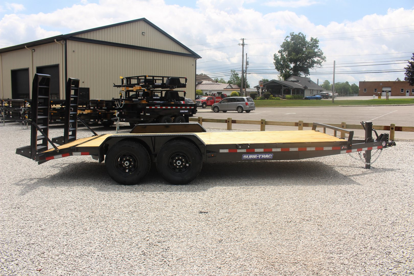 New 2025 Sure-Trac 82" x 18' Equipment Trailer - 14,000# GVW