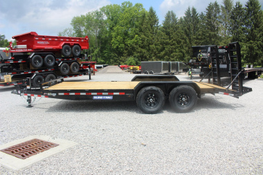 New 2025 Sure-Trac 82" x 18' Equipment Trailer - 14,000# GVW