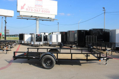 New 2025 Top Hat Trailers 14'x77" DSA Utility Trailer