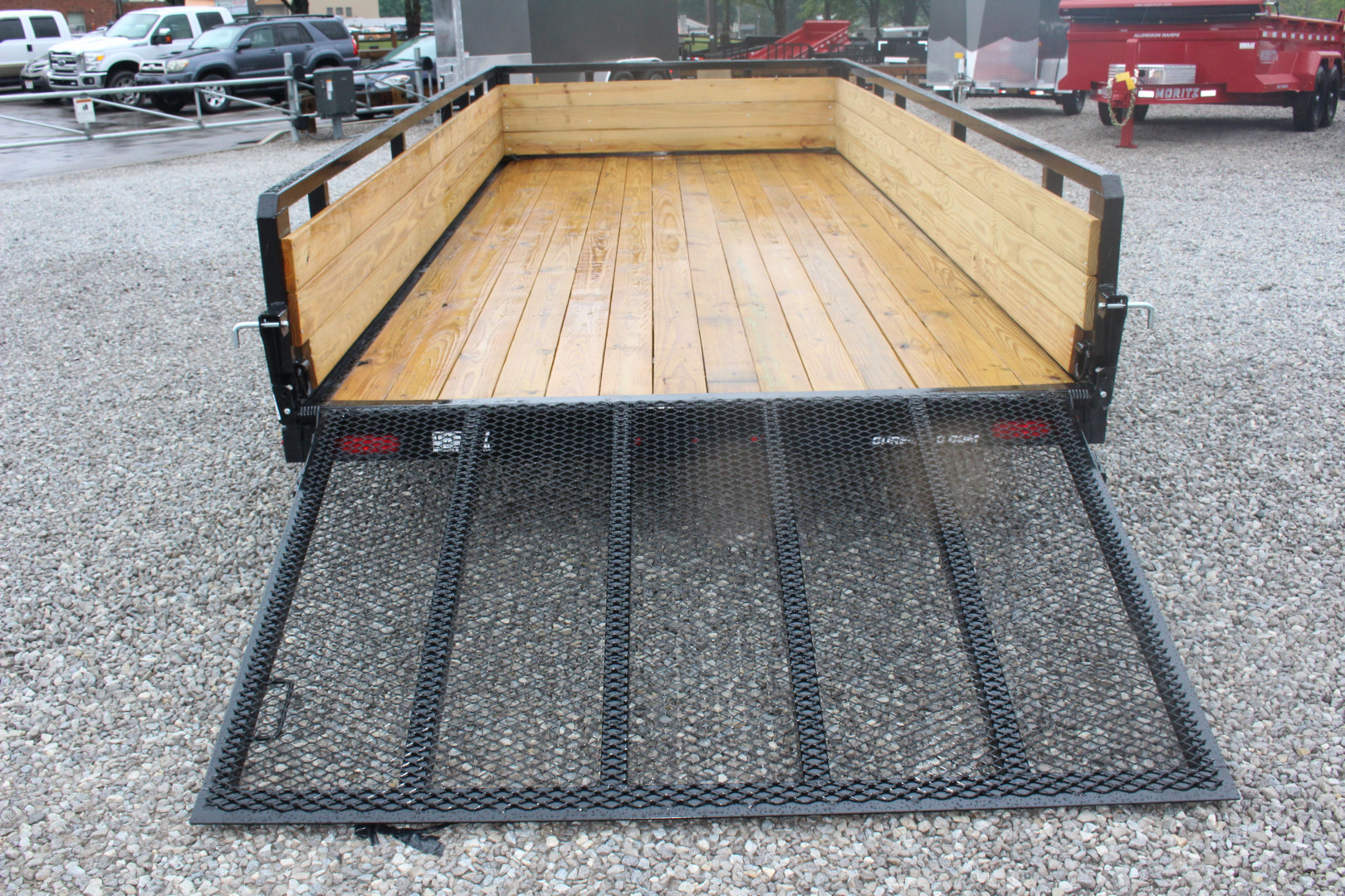 New 2025 Sure-Trac 7' x 16' 3-Board High Side Utility Trailer - 7000# GVW