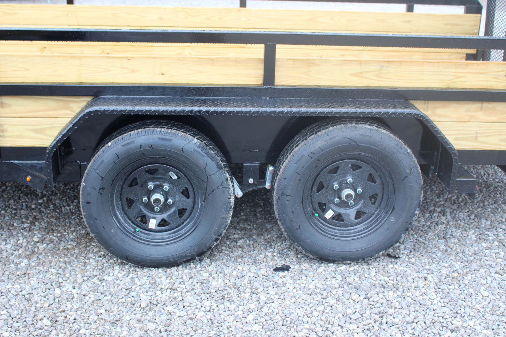New 2025 Sure-Trac 7' x 16' 3-Board High Side Utility Trailer - 7000# GVW