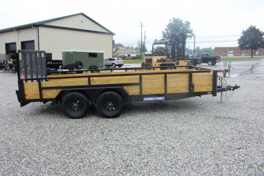 New 2025 Sure-Trac 7' x 16' 3-Board High Side Utility Trailer - 7000# GVW